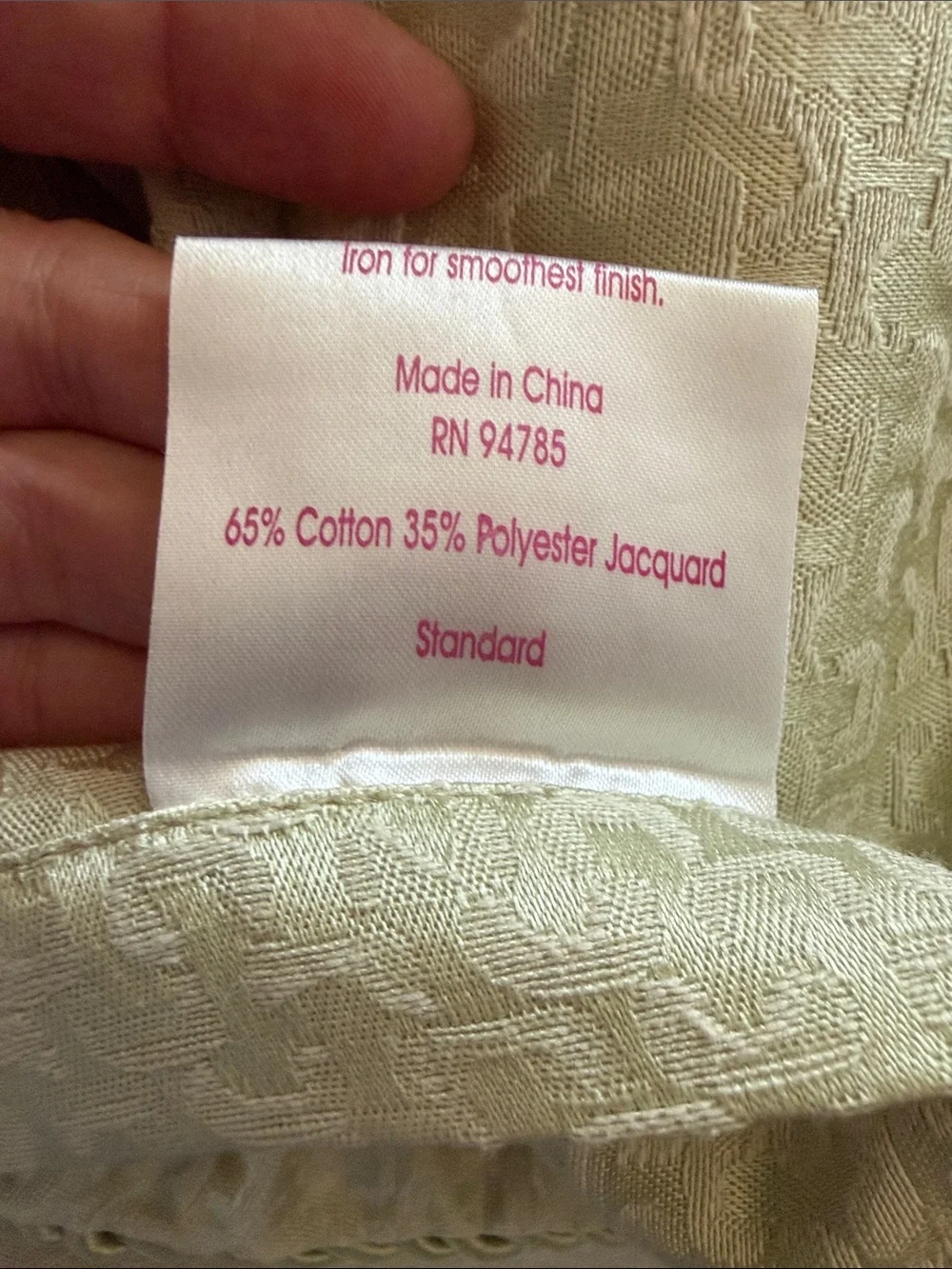 Vintage Soft Mint Bedding Set - 1 Queen Size Duvet 2 Standardize Pillow Shams